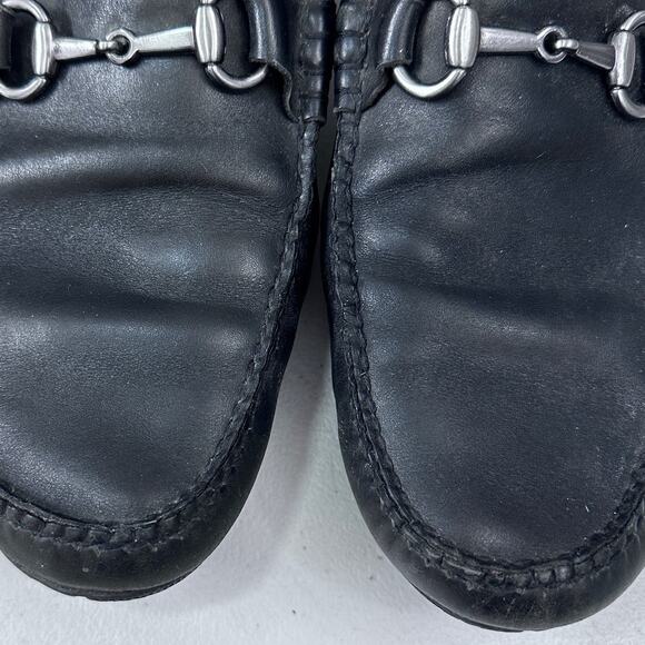 PETER MILLAR black leather soft sole shoes mc00f40 men's size 12 M - Picture 1 of 7